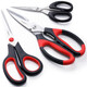 Tijeras Baig Tijeras de cocina multifuncionales Tijeras domésticas de acero inoxidable Tijeras de sastre Tijeras de mano Tijeras para huesos de pollo Juego de utensilios de cocina Tijeras de cocina Juego de tres piezas