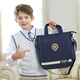 UNIVERSITY OF OXFORD Tuition Bag Primary School Male and Female Tote Bag Hand-carrying Book Bag Children's Crossbody Bag Tuition Bag Backpack 1194 Blue