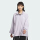 Adidas chaqueta femenina ropa deportiva de verano para collar tope casual de collar de cuello top ji9767 claro púrpura l l