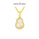 Zhou Taisheng Bamboo Bao Lu Gourd Chalcedony Necklace Sterling Silver Female National Style New Chinese Style Birthday Gift for Mom New Style