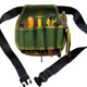 An Junsheng thickened electric drill waist bag electrician waist bag cross-body decoration waist bag multi-functional waist bag tool large capacity waist bag new zipper model and upgraded double belt to prevent slipping