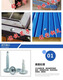 XMSJ Custom Storage National Standard Huasi Grande tête plate Drillage de la tête de la tête Cross Cross Grande tête plate Attachement auto-objet Grande quantité M4.8 Huasi 4.8 * 38 SF Express 50 Jin [Jin est égal à 0,5 kg] environ 6625