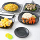 Placa de vajilla de melamina XMSJ Catering Commercial Catering Cining Plate Bar Bar Placa de bocadillos Kimchi plato LJP1098 Media pieza 36 piezas 0 pulgadas