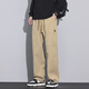 
Romon casual pants for men's spring and autumn new American work pants for men loose straight sports and casual trousers 9856 military green + 9856 khaki M
