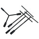 YATO Sleeve Wrench CRV T-shaped Multifunctional Hexagonal Sleeve Tire Wrench T-type Y-type Sleeve Wrench Tool Y-type Diameter 8-10-12MM YT-1584