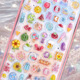 Pegatina de primer grado para niños pegatinas diamantes juguetes niños y niñas dibujos animados de alivio de cristal tridimensional