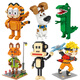 
Qianqi Meng LOZ/Lizhi Micro-diamond building block cartoon shape small particles adult assembly trendy toy ornaments gifts high difficulty 9210 Luna Cat