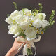Fleurs de mariage dilanmu tenant la mariée tenant des photos de mariage tulipes obtenant un certificat simulation fleurs photo accessoires