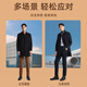 雅戈尔（YOUNGOR）男装大衣男单排扣外套修身版商务大衣羊毛混纺羽绒内胆 VYSY015110FFY藏青 L 175/96A