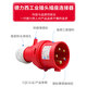 Delixi Aviation Industry Stecker Steckdosen Socket 3-Core 4 Drei-Phasen Electric 380 Männliche und weibliche Docking wasserdichte Stecker Vier-Core 63A-Oberflächen-Installationssocket DEP2-1342