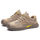 Zapatos de trabajo de protección para el trabajo de Fengdun Zapatos de trabajo para hombres Sitio de construcción aislable transpirable ANTRANO ANTIA ANTIA Y PUNCURA CONFIAZA COMODADES DE SEGURIDAD DE SEGURIDAD RESISTENTE SOLIDO [Recomendación del gerente de la tienda] Modelo aislado de cuero de vaca 347 42