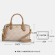 Coach (Coach) Frauenbag Rowan 18 klassische Presbyopia Reißverschluss Öffnung und Schließung der Frauenhandtasche Boston Bag One-Shoulder Crossbody Bag Cy679 IMXI9