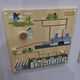 Hongtong Kindergarten Wall Corridor Decoración del juego de la educación temprana Montessori Enseñanza Ayudas Operación de pared de la pared cognitiva