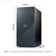 Dell (Dell) Lingyue 3910 Host de computadora de escritorio comercial de 12th Generation Core Office, conjunto completo de máquinas de inicio, Host HT11c personalizado, teclado y ratón Conjunto I3-12100 8G Memoria 512G Disco duro de estado sólido