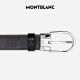 万宝龙MONTBLANC椭圆针扣黑棕双面腰带皮带3cm 38157/128135 礼物