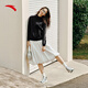 Veste de sport en tricot Anta pour femmes au printemps nouveau sweat-shirt à col debout top 162517723