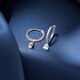 APM MONACO water drop earrings silver white earrings for women 925 sterling silver AE13757OX small and exquisite niche birthday gift