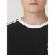 Adidas Clover Camiseta de manga larga Camiseta Hombres 2025 Autumn New Sportswear Round Neck Top Casual Top IA4877 Black XS