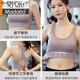 莫代尔高强度运动内衣女外穿大胸一体防震跑步健身瑜伽美背心防下垂文胸 【一体式固定杯】黑色 L (适合105-125斤)