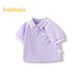 Balabala children's clothing girls short-sleeved T-shirt children's baby tops 2025 summer sweet POLO shirt trendy 208225117013