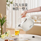 格来德（Grelide）烧水壶欧式复古保温316不锈钢电热水壶多段控温电水壶恒温防烫家用热水壶D1215E白色