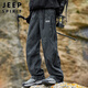 
JEEP SPIRIT Jeep Pants Men's Spring and Summer Working Leisure Pants Men's Loose Straight Charge Sports Trendy Hiking Pants
