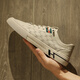 Changxiang huili masculin's chaussures 2025 Été Nouvelles chaussures plates à semelle douce Sports Sports Chaussures en cuir décontractées d'un pied pour porter des chaussures à la mode pour les hommes beige [la taille est petite, il est recommandé de prendre une taille plus grande] 40