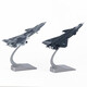 Not stopped J-20 fighter model alloy simulation military ornament retirement souvenir 1:72 camouflage WZHL-15934