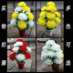 Qingming Tomb Sweeping Fake Chrysanthemum Sacrifice Artificial Flower Cemetery Place Everlasting Flower Graveside Flower Decoration Fabric Juana Yellow Bouquet Does Not Include Pots