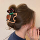 Jisen Dopamine Cartoon Puppy Clip para mujeres con cabeza de espalda Pin de cabello Lindo color de color clip de tiburón