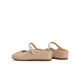 Tianmeiyi Mules Schuhe mit hoherhängender Frauen Sandalen Einkaufszentrum Gleiche französische Bag-Toe-Halbschneide 2025 Sommer BK841BH5 Pink (Schafkin) empfohlen, eine größere Größe 37 zu nehmen 37