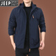 Jeep Spirit Neue Jacke für Männer Frühlings- und Herbst Männer Outdoor Amerikaner Windschutz Wasserdurchdringliche Windbreaker Männer Herumn Wear Sport Khaki 9898 Modell plus Velvet 3xl