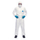 Sweet Miaomiao DuPont Tyvek1422A/chem200/5Xert/8J Chemical One-piece Protective Clothing DuPont Glue Strip Protective Clothing M