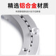 雅利逹（Ya Li Da）高承重静音铝合金餐桌转盘底座大理石桌玻璃实木圆桌转芯旋转轨道 27寸【消音款】外径689mm厚16mm