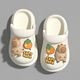 Chaussures de trou pour enfants pour garçons et filles en été kapibala mignon parent-enfant bébé sandales externes antidérapantes moyennes et grandes enfants kapibala / beak 28 -29 (adapté à la longueur du pied 18 cm)