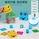 Kurzöl Fun Face Change Rubik's Cube Building Block Puzzle Kinder Zwei-Personen-Schlacht Desktop Eltern-Kind Interaktives Puzzle Denken Training Spielzeug [Magnetisches Gesichtsänderung Rubik's Cube]