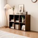 Jiayi solid wood bookshelf floor-standing bookcase short bookcase study room grid cabinet living room storage rack stackable storage cabinet storage cabinet