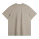 Mark Huafei [Xianglong Stickerei] 7A Antibakterielles Kurzarm T-Shirt Herren 25 Frühlings- und Sommer-Rundkragen Cool Cool Basic All-Match Lose T-Shirt 701 Khaki S (High 155-165 Gewicht 55-60)