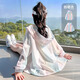 护子鸟女童防晒衣夏季薄款外套儿童防晒服夏装冰丝大童女孩2025新款透气 2960彩+9922白+1428蓝三件套 296 120