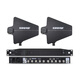 舒尔（SHURE）UA845/844天线放大器户外无线话筒接收信号功率增强器 UA844(4路)360度全指向天线