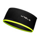 WRELS wide-edge sports tie-up hairband for men's basketball running fitness antiperspirant headband for women's sweat-absorbing summer breathable widened forehead protection hairband black [super lightweight drying]