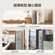 Midea 220-liter three-door three-temperature rental home living room dormitory small refrigerator three-door energy-saving bass operation trade-in BCD-220TM national subsidy