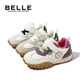 Belle Children's Shoes Casual Shoes 2025 New Spring Toddler Sports Shoes Baby Children's Shoes Prussian Blue 25