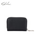 SATCHI card bag genuine leather ID bag first layer cowhide coin purse new product gift AET03586-9H black 1 piece