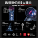 Dr. Flash Dong Yuhui recommends high-speed hair dryer for home use, silent negative ion high-power hair dryer, constant temperature, non-harming hair dryer, quick-drying hair care, super high power, minimalist gray gift box | including wall mount, single nozzle set