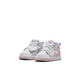 耐克（NIKE）Jordan官方耐克乔丹男女童婴童运动鞋易穿脱宝宝中帮缓震FQ1283 101白/泡沫粉/火焰红 27