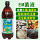Yifuyuan EM bacterial liquid stock solution rotten fruit fermentation agent peel vegetable leaves kitchen waste water fertilizer organic fertilizer agricultural enzyme fermentation bacterial agent 1 bottle of EM bacterial liquid (1000ml)