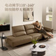 Gu Jia Home Furnishing (KUKA) Government Subsidy 0 Wall-Back Italian Light Luxury Electric Leather Free Living Function Sofa Head Layer Cowhide Living Room 6219 [Latte Coffee] Three-person right electric free lying left