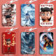 Tarjeta de trabajo de la tarjeta del estudiante Nezha Trendy Toy Bus Conjunto de la tarjeta de trabajo Magic Children's Alrounding Cartoon Animation Gift [679] Estilo Lanyard de larga duración