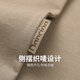 与狼共舞【含桑蚕丝】刺绣短袖T恤2025夏季新款印花亲肤圆领休闲上衣6037 卡其701 XL (180)